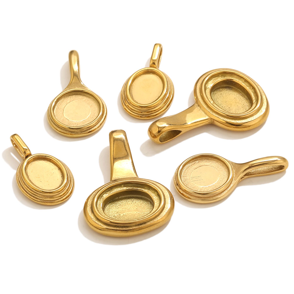 Resin Crafts Diy - 5pcs Stainless Steel Round Oval Trays