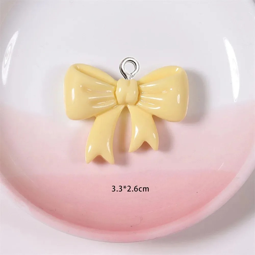 10 Pieces Candy Color Bow Resi - Resin Crafts Diy ulasan dan harga