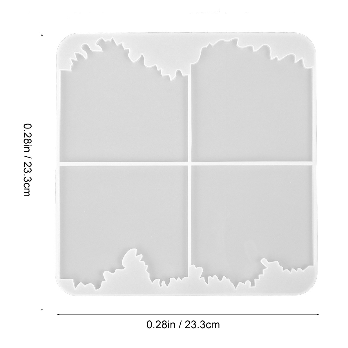 1Pcs Crystal Epoxy Silicone Mo - Resin Ocean Wave Mold ulasan dan harga