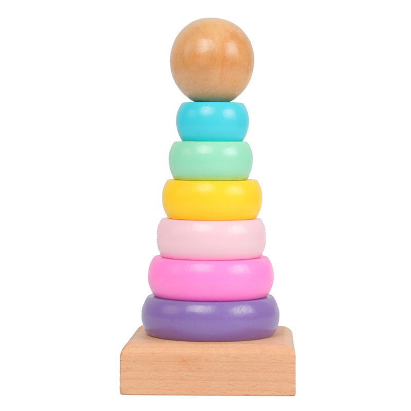 Children Rainbow Tower Ferrule - Wood Ring Blank ulasan dan harga