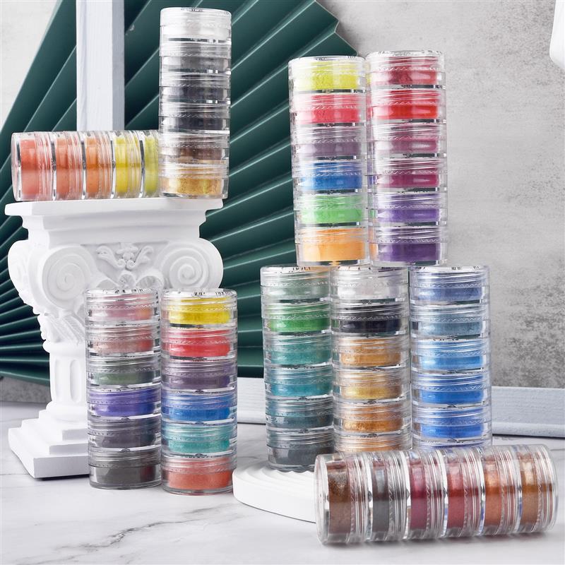 6 Colors/Set Pearlescent Powde - Resin Pigment Set ulasan dan harga