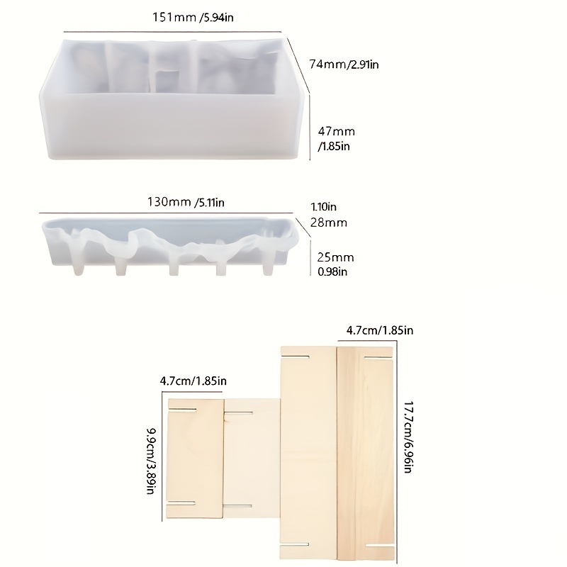 1Set of Ocean Wave Resin Molds - Resin Ocean Wave Mold ulasan dan harga