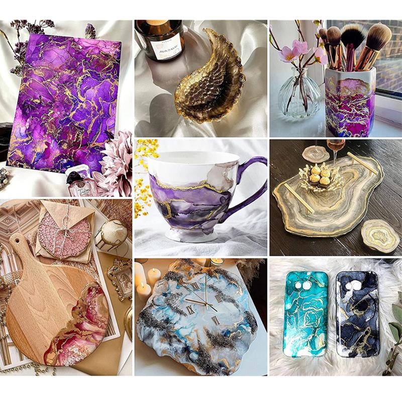 15ml Metal Resin Pigment Alcoh - Resin Dye Alcohol ulasan dan harga