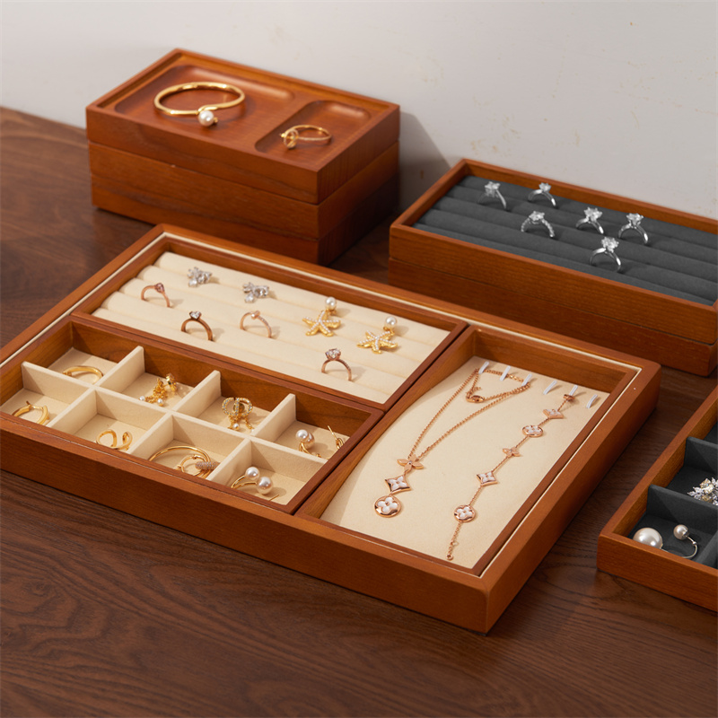 Oirlv Wooden Jewelry Organizer - Wood Ring Blank ulasan dan harga