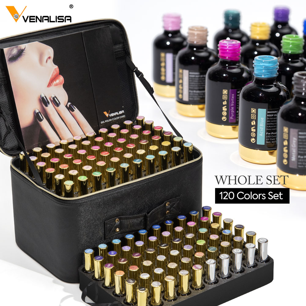 120pcs*12ml VENALISA Gel Varni - Resin Glitter Pack ulasan dan harga